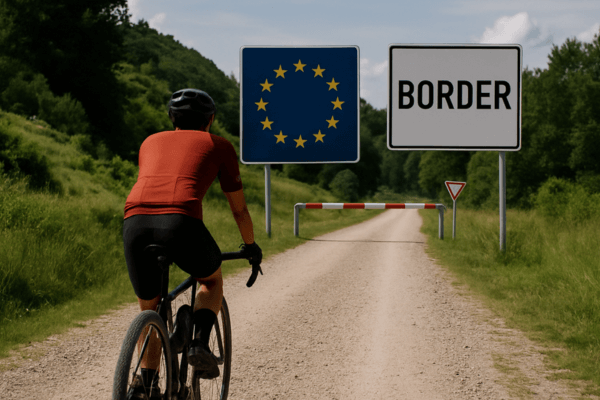 Travessias De Gravel Que Cruzam Fronteiras Ou Divisas Regionais